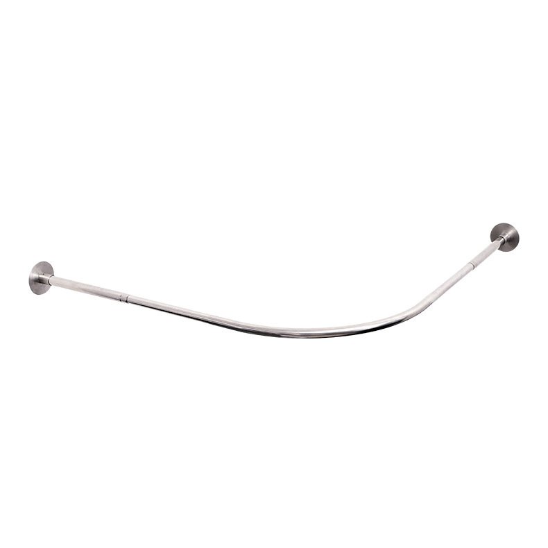 Thanh Treo Rèm Nhà Tắm, Hình Cong Chữ L, Bằng Inox Không Gỉ